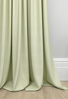 Shima Faux Silk, Apple - Made to Measure Curtains